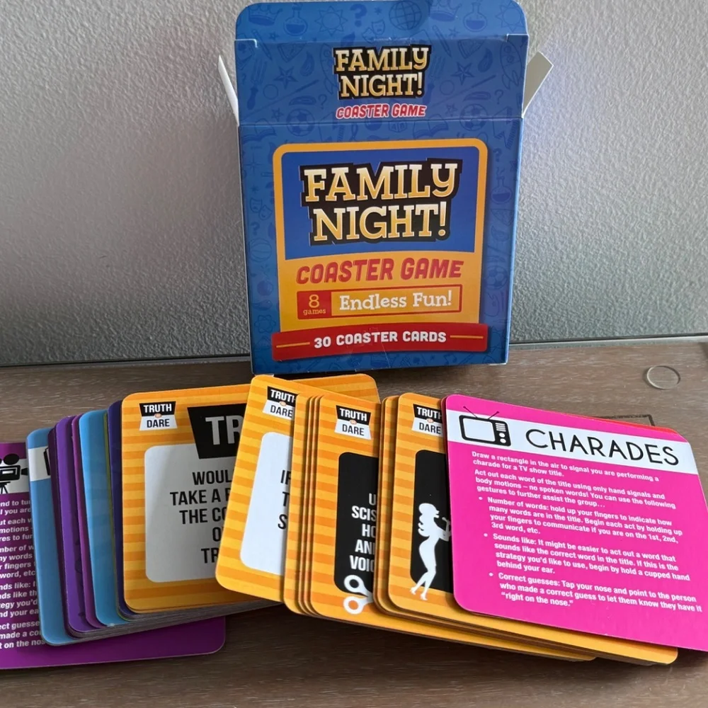Family Night Coaster Game - Picture 4 of 5
